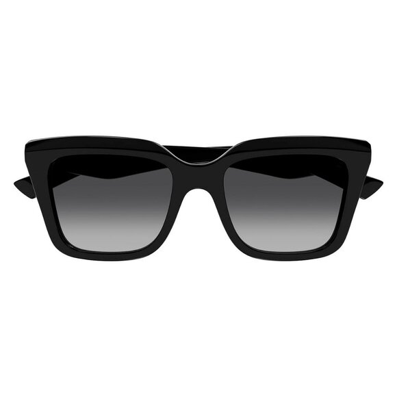 New ALEXANDER MCQUEEN Black Square AM0473SA 001 Sunglasses Women - Picture 2 of 4